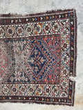 3'3 x 5'5 Worn To Perfection Persian Rug #2813