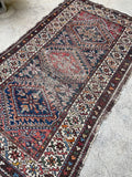 3'3 x 5'5 Worn To Perfection Persian Rug #2813
