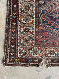 3'3 x 5'5 Worn To Perfection Persian Rug #2813