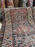 3'3 x 5'5 Worn To Perfection Persian Rug #2813