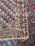 4'3 x 8'6 Antique Love Worn Caucasian Rug #2819