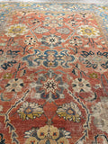 10'2 x 14' Antique rare 19th Century Sultanabad Mahal rug #2121ML / 10x14 Vintage Rug - Blue Parakeet Rugs
