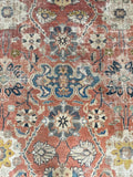 10'2 x 14' Antique rare 19th Century Sultanabad Mahal rug #2121ML / 10x14 Vintage Rug - Blue Parakeet Rugs
