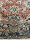 10'2 x 14' Antique rare 19th Century Sultanabad Mahal rug #2121ML / 10x14 Vintage Rug - Blue Parakeet Rugs