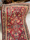 2x4 Antique Persian Sarouk Rug #2685 - Blue Parakeet Rugs