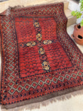 4x6 Vintage Afghani Rug