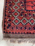 4x6 Vintage Afghani Rug