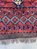 4x6 Vintage Afghani Rug
