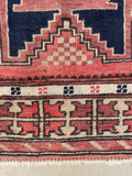 small vintage tribal rug