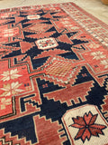small vintage tribal rug
