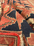 small vintage tribal rug