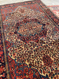 4’7 x 6’6 Antique and fine 19th Century rug / #JLheirloom) / 5x7 Vintage Rug - Blue Parakeet Rugs