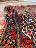 4’7 x 6’6 Antique and fine 19th Century rug / #JLheirloom) / 5x7 Vintage Rug - Blue Parakeet Rugs