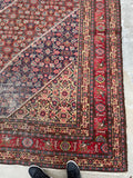 9'9 x 14'9 Antique oversize rug #2025 / 10x15 Vintage Rug - Blue Parakeet Rugs