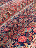 9'9 x 14'9 Antique oversize rug #2025 / 10x15 Vintage Rug - Blue Parakeet Rugs