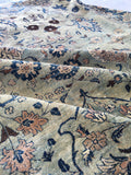 8'3 x 11' Antique Tabriz Rug / Large Antique Rug / Large vintage rug - Blue Parakeet Rugs