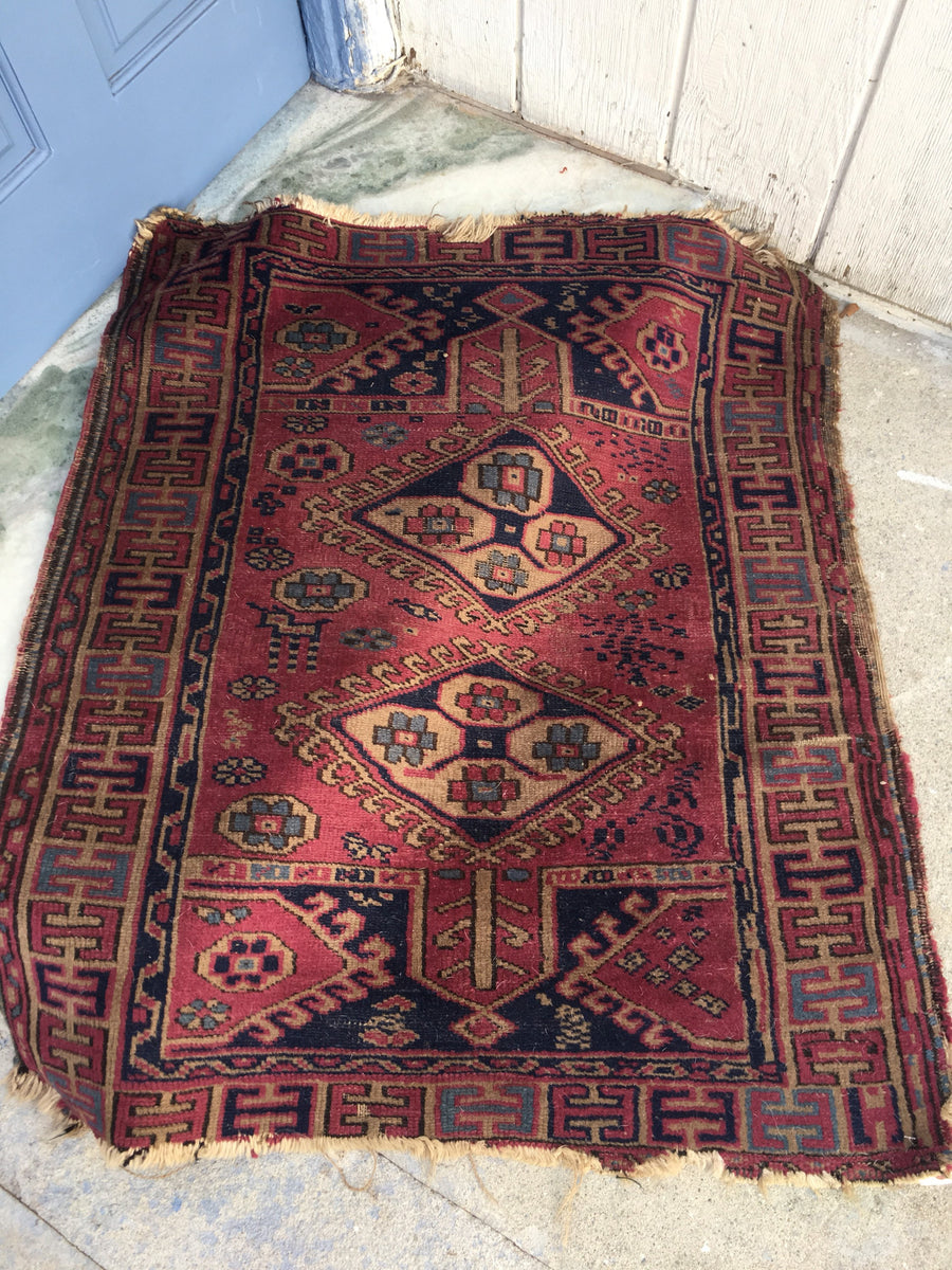 Turkish Rug, Vintage Rug, Small Rug, Antique Rug, 31x49 inches Blue Carpet, retailer Anatolian Gift Rugs, Decorative Rugs, Gift Rug, 4468