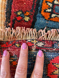 3'1 x 13'10 Antique Persian Runner #681 / 3x14 Vintage Runner