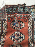 3’7 x 6’4 Antique Kazak Rug (#1289) - Blue Parakeet Rugs