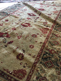 3’10 x 6’3 Antique Turkish Rug / Small Turkish Rug - Blue Parakeet Rugs
