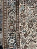 Antique Persian Heriz / 6’9 x 10’1 Neutral Persian Rug #4442