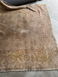 8x11 Neutral Antique Oushak Rug #3167