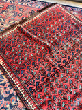 19th Century Full Pile Persian Veramin Runner / 4’3 x 10’1 Rug #3105-A