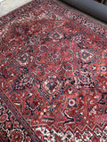Vintage Heriz Rug Medallion
