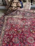 10x13 Fuschia Pink Persian Rug #3322