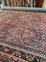Antique Persian Mahal / 10’2 x 13’4 Rug #4044