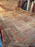 Palatial Antique Turkish Oushak Rug / 16’5 x 26’5