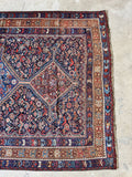 Large Vintage Persian Tribal Rug with Animal Motifs #3798