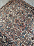 7’ x 8’4 Antique and Time Softened Gorevan Heriz Rug #4073