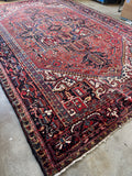 10x14 Tribal Antique Persian Heriz Rug #3668