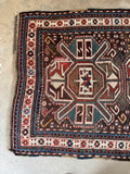 Antique Eagle Kazak Rug  / 4’2 x 8’7 Rug #4115