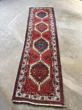 11 Foot Antique Persian Camel Hair Runner / 3’2 x 11’ Rug #3950