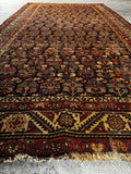 4x8 Antique Earthy and Tribal Persian Rug #3627