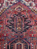 10x14 Tribal Antique Persian Heriz Rug #3668