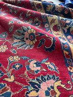 10x13 Antique Persian Kerman Rug #4041
