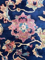 12x18 Vintage Royal Blue Oversize Persian Tabriz Rug #1050