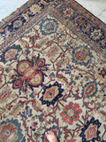 9x12 Worn Persian Rug / Mahal Rug #4191