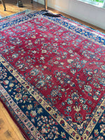 10x13 Antique Persian Kerman Rug #4041