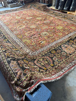 14x17 Vintage Rug / 13x16 Vintage Persian Rug / Sultanabad Mahal Rug #4212