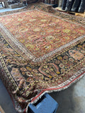 14x17 Vintage Rug / 13x16 Vintage Persian Rug / Sultanabad Mahal Rug #4212