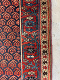 Long Persian Antique Rug Runner / 3'6 x 15'1 Antique Bidjar Runner #4422