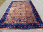 12x18 Antique Art Deco Chinese Rug / Oversize Palatial Rug #3236