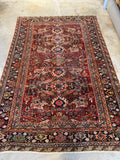 Antique Persian Meshkabad Mahal / 7’1 x 10’4 Rug #4045