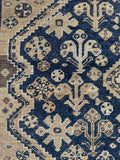 Small Neutral Square Antique Rug / 3’9 x 3’9 Caucasian Rug #4528