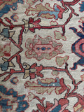 9x12 Worn Persian Rug / Mahal Rug #4191