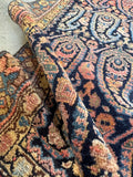 Low pile 1920s runner with vegetable-dyed wool.